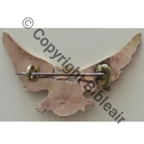 41.1  1942... 3eDRILLE INDO 1.41du GO du Gp Aerien Centre  SM Eping bascule plate Dos lisse Grave TITRE FRANCE +Poincon OR ROUGE... Src.Y.GENTY (collect JM) 